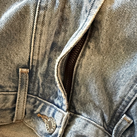 Agolde sz 26 Cooper Cargo Denim Jeans in Light Blue wash great condition - Picture 12 of 14